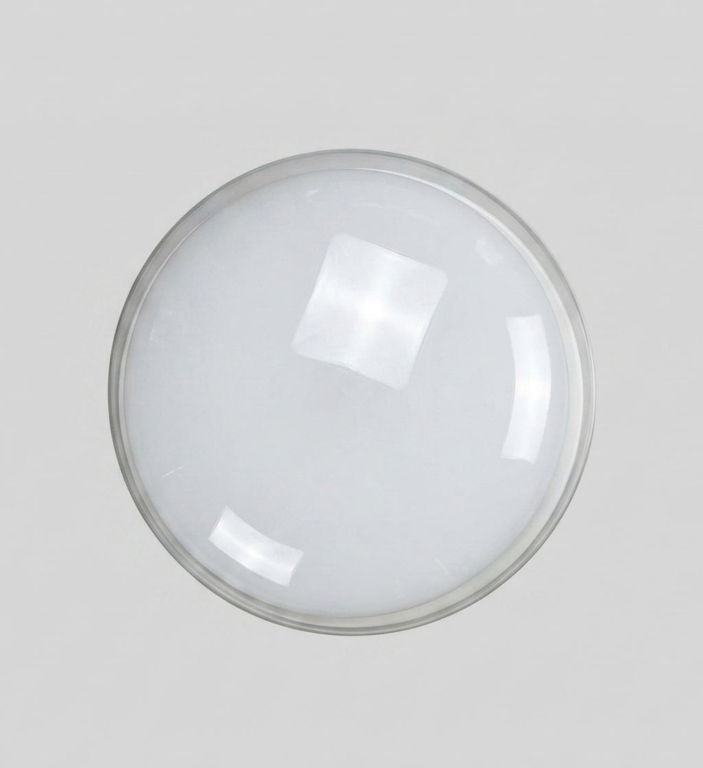 1970s Hand-Blown Murano Glass Flush Mount Ceiling Light by Leucos, Italy